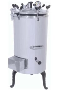 Autoclave : Vertical Wing Nut Stainless Steel