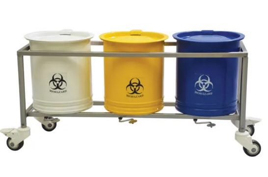 Biomedical Waste Bin Trolley (20 Ltrs.)