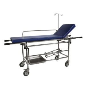 Patient Stretcher With Fixed Mattress Top – SS