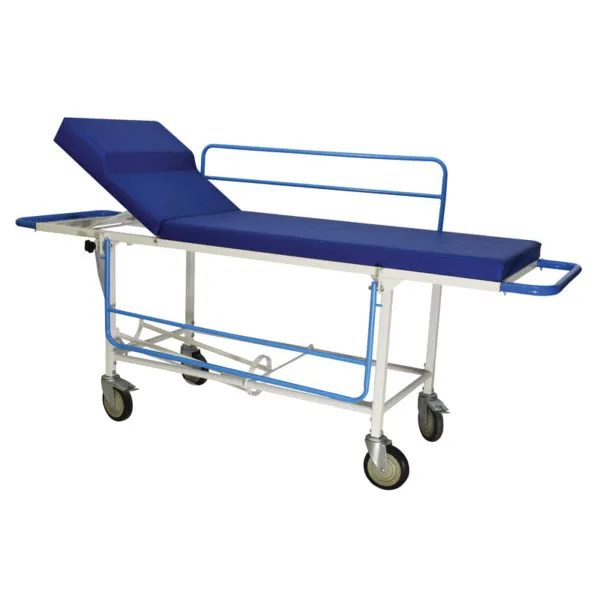 Patient Trolley with Fixed Mattress on Top