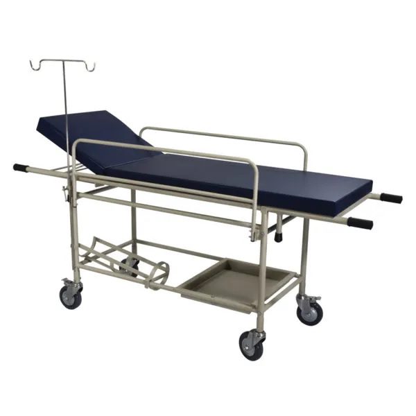 Stretcher Patient Trolley with Fixed Mattress Top